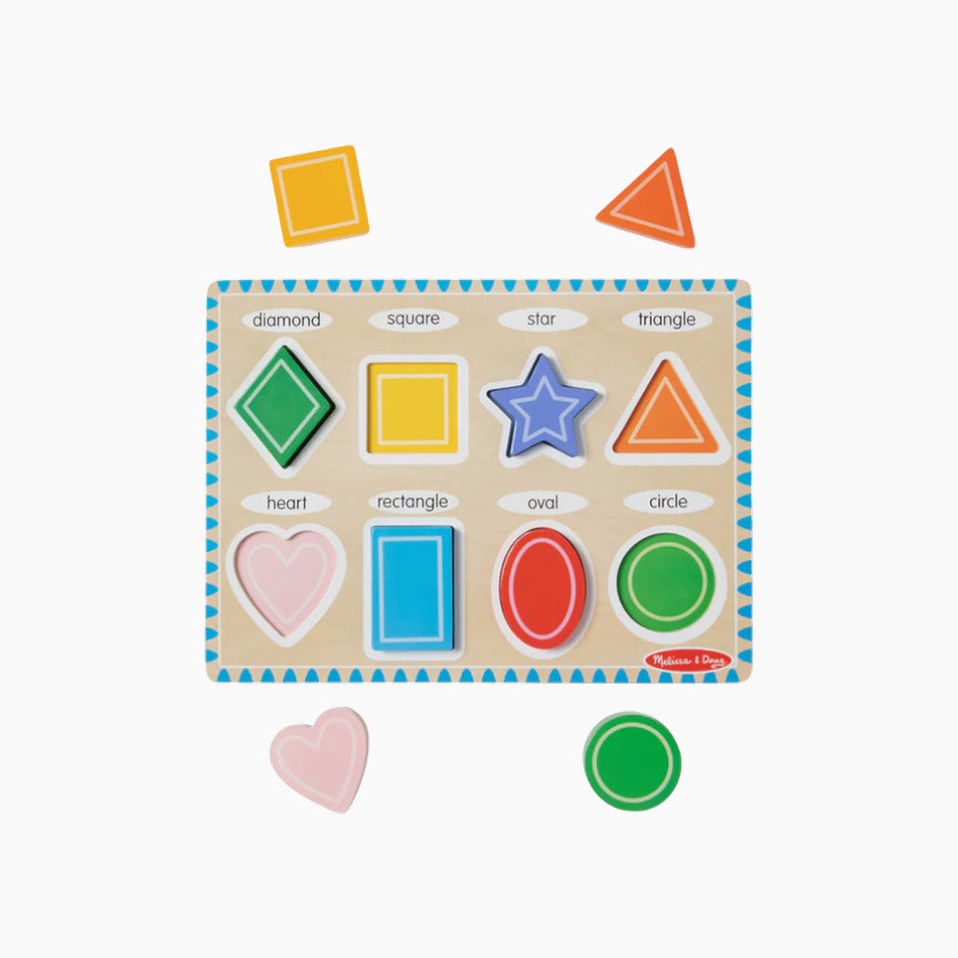 Melissa &amp; Doug Shapes Chunky Puzzle