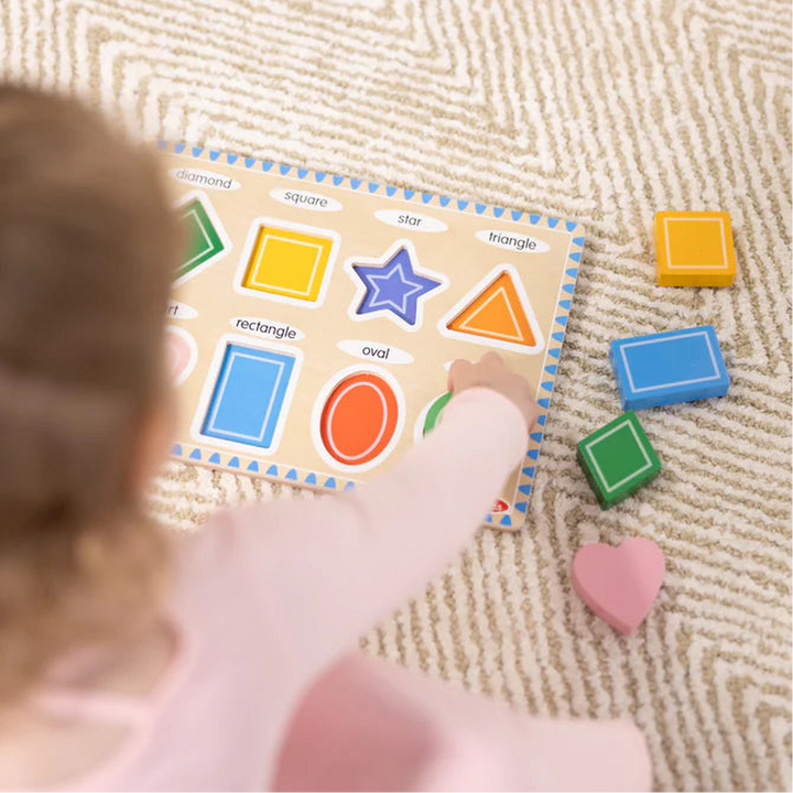Melissa &amp; Doug Shapes Chunky Puzzle