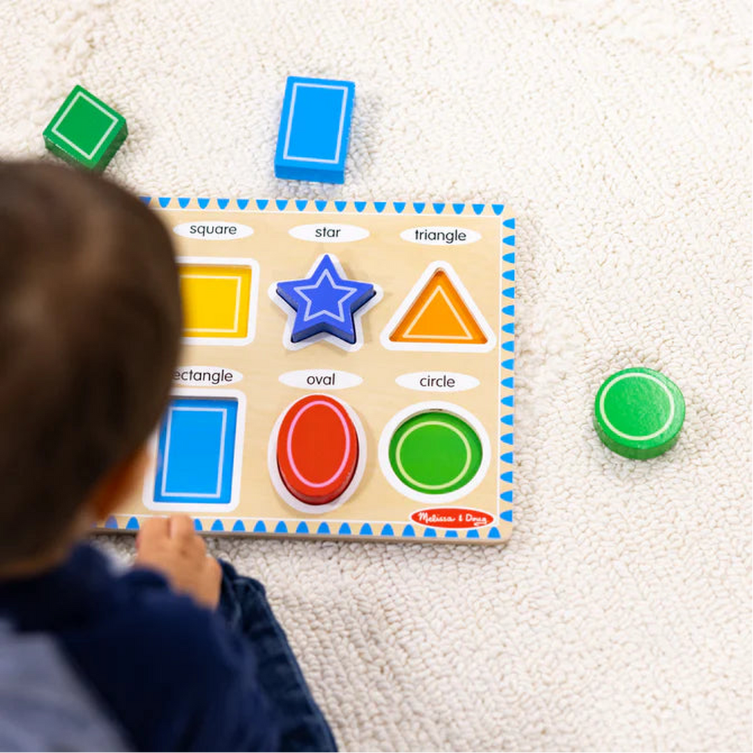 Melissa &amp; Doug Shapes Chunky Puzzle