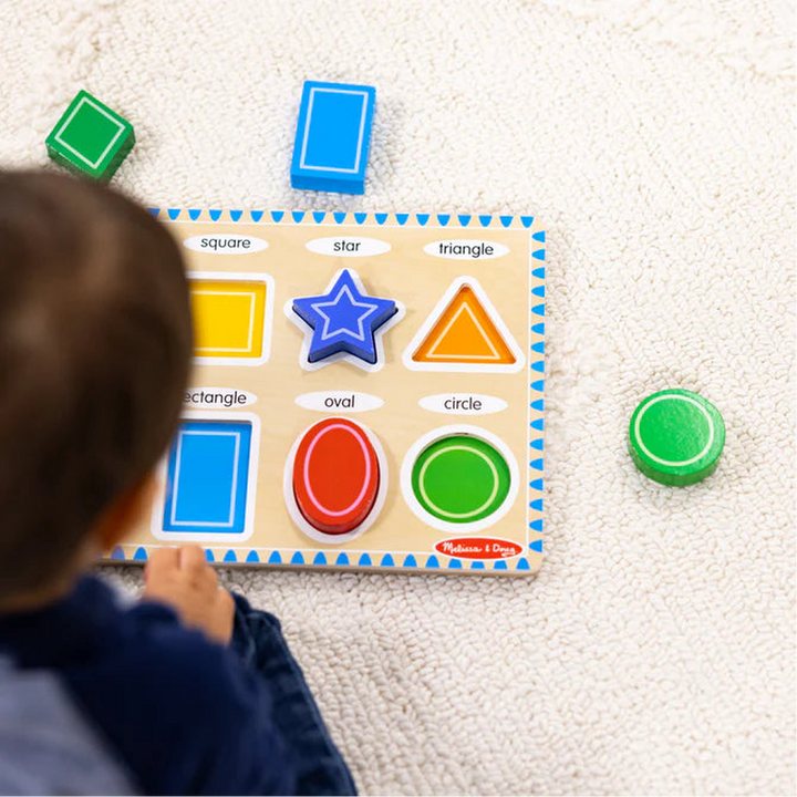 Melissa &amp; Doug Shapes Chunky Puzzle