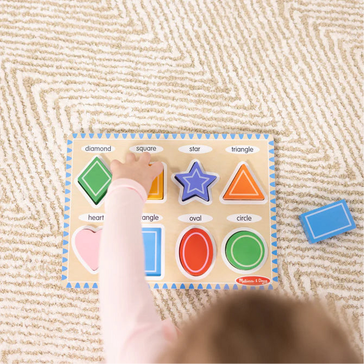 Melissa &amp; Doug Shapes Chunky Puzzle
