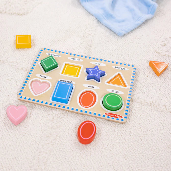 Melissa &amp; Doug Shapes Chunky Puzzle