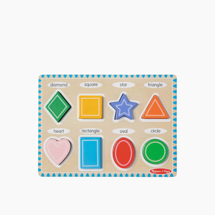 Melissa &amp; Doug Shapes Chunky Puzzle