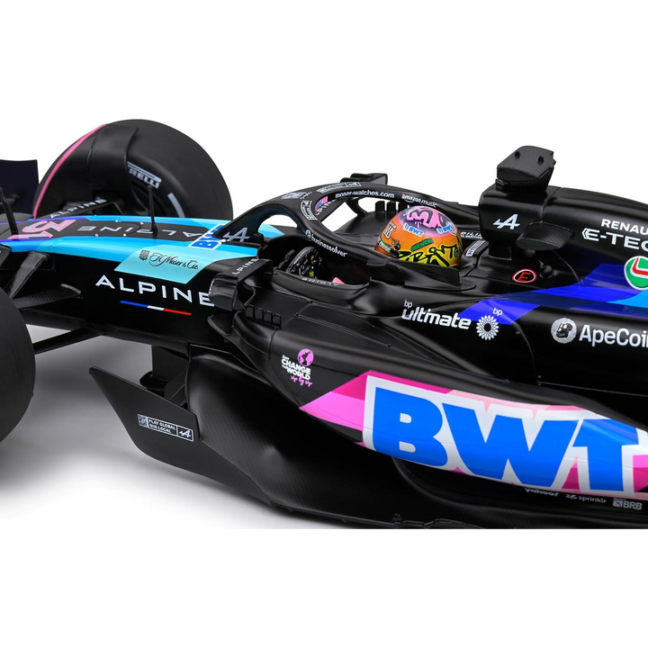 Simba Alpine A524 F1 Brazilian GP 2023 – Esteban Ocon (Blue) 1:18 Diecast Model