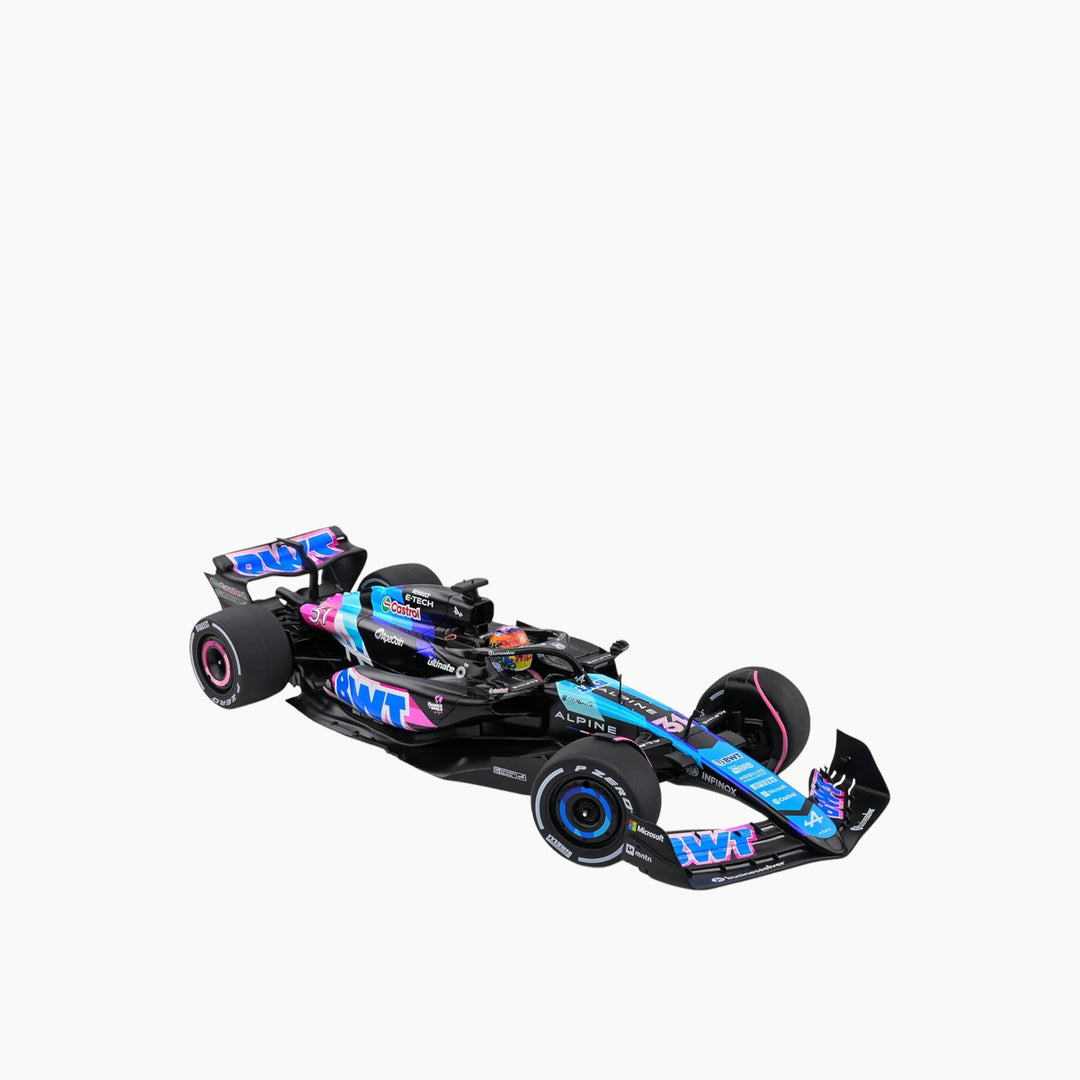 Simba Alpine A524 F1 Brazilian GP 2023 – Esteban Ocon (Blue) 1:18 Diecast Model