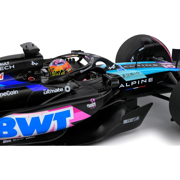 Simba Alpine A524 F1 Brazilian GP 2023 – Esteban Ocon (Blue) 1:18 Diecast Model