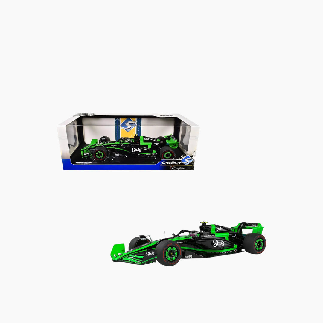 Simba  Kick Sauber C44 F1 Bahrain GP 2023 – Zhou Guanyu (Black) 1:18 Diecast Model
