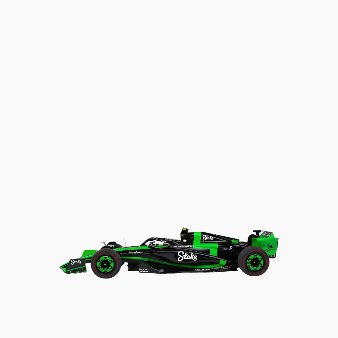 Simba  Kick Sauber C44 F1 Bahrain GP 2023 – Zhou Guanyu (Black) 1:18 Diecast Model