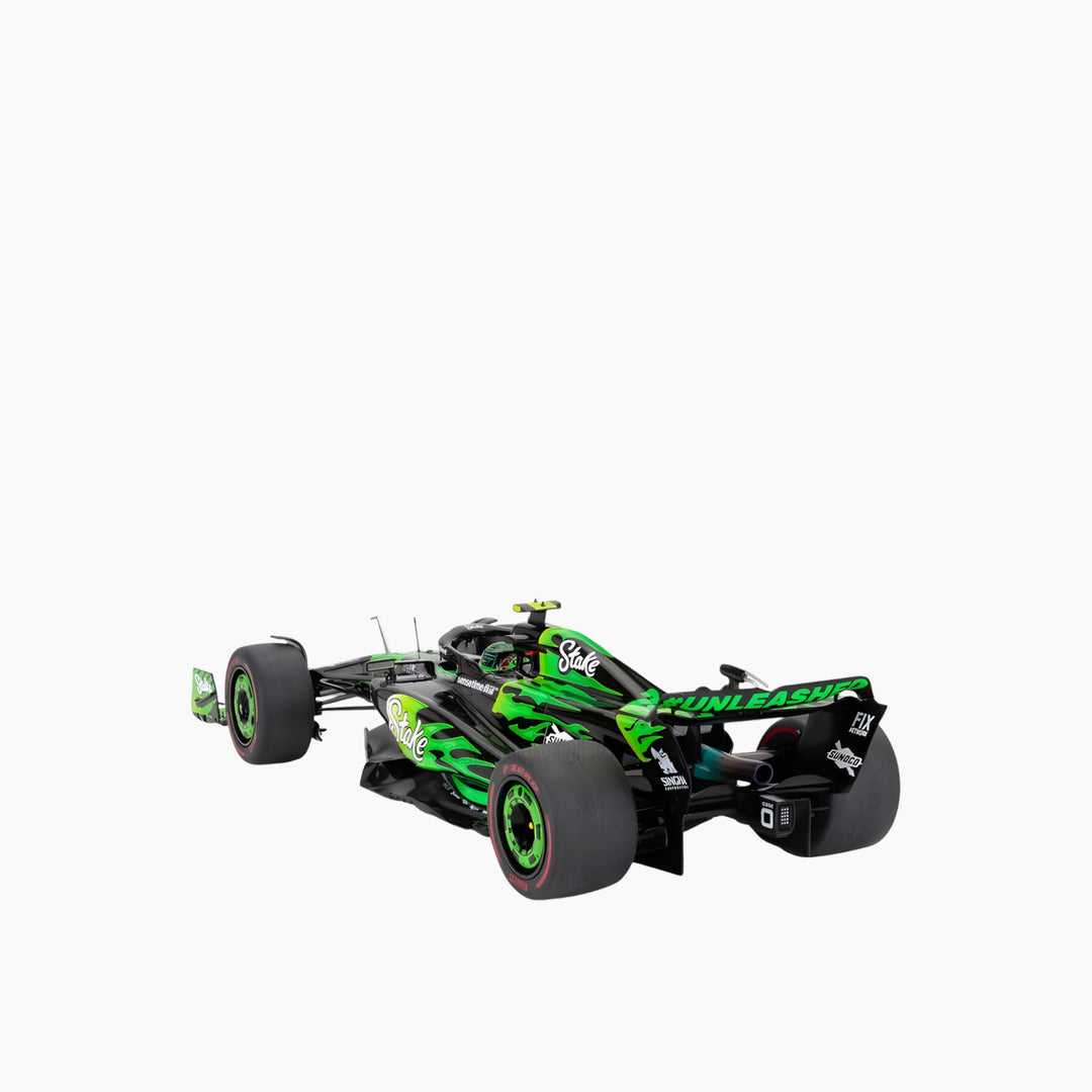 Simba Kick Sauber C44 F1 Las Vegas GP 2023 – Zhou Guanyu (Black) 1:18 Diecast Model