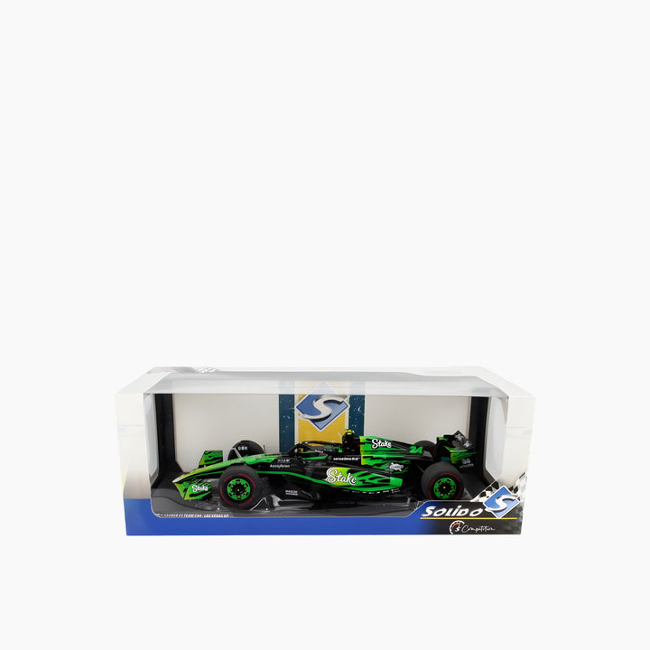 Simba Kick Sauber C44 F1 Las Vegas GP 2023 – Zhou Guanyu (Black) 1:18 Diecast Model