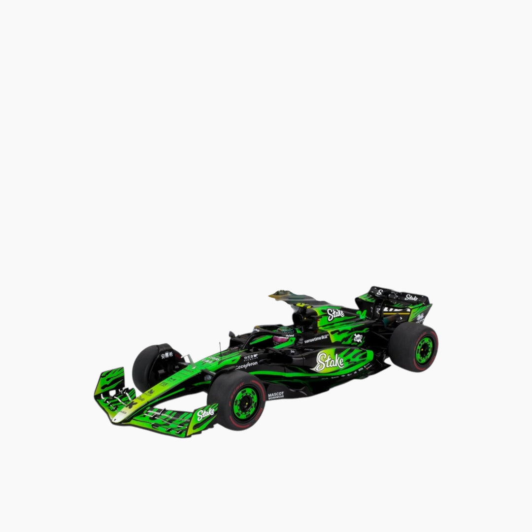 Simba Kick Sauber C44 F1 Las Vegas GP 2023 – Zhou Guanyu (Black) 1:18 Diecast Model