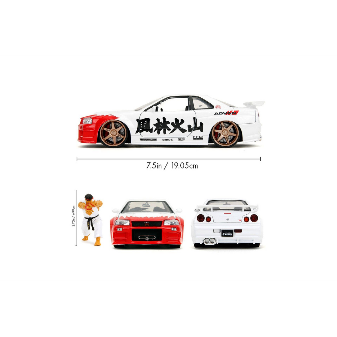 Simba Street Fighter Nissan Skyline Gtr 1:24