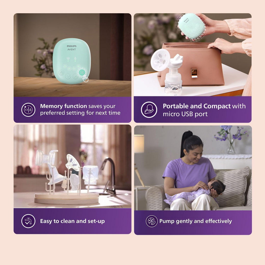Philips Avent single electric breast pump with Natural Motion technology