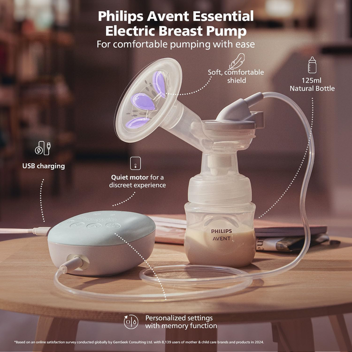 Philips Avent single electric breast pump with Natural Motion technology