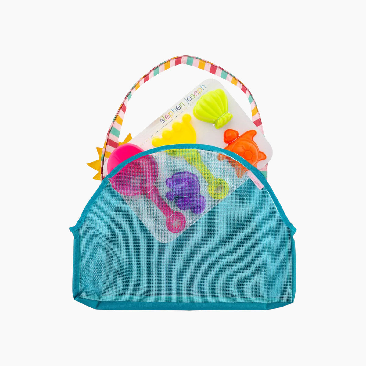 Stephen Joseph beach tote with sand toys, Sea Monster design