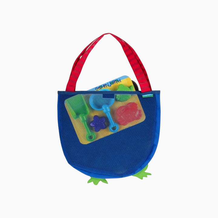 Stephen Joseph rainbow beach tote with sand toy play set