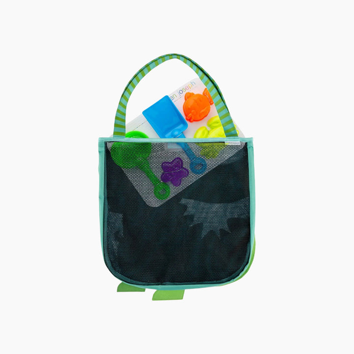 Stephen Joseph rainbow beach tote with sand toy play set