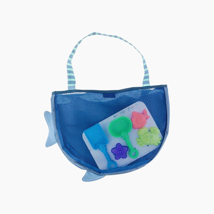 Stephen Joseph rainbow beach tote with sand toy play set