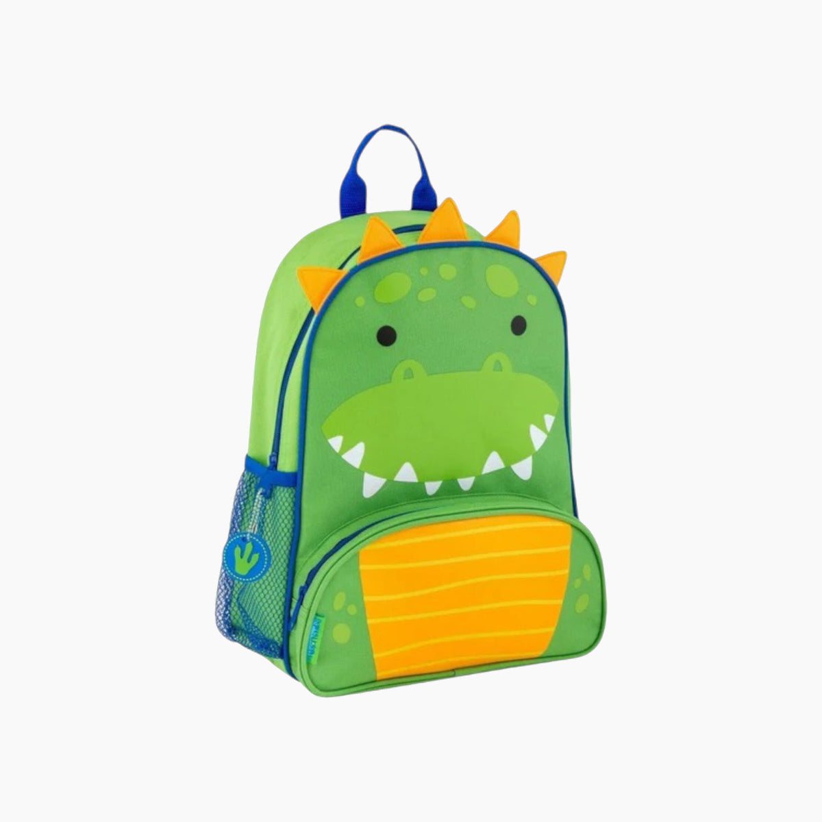 Stephen Joseph Dino backpack with adjustable straps and side pockets