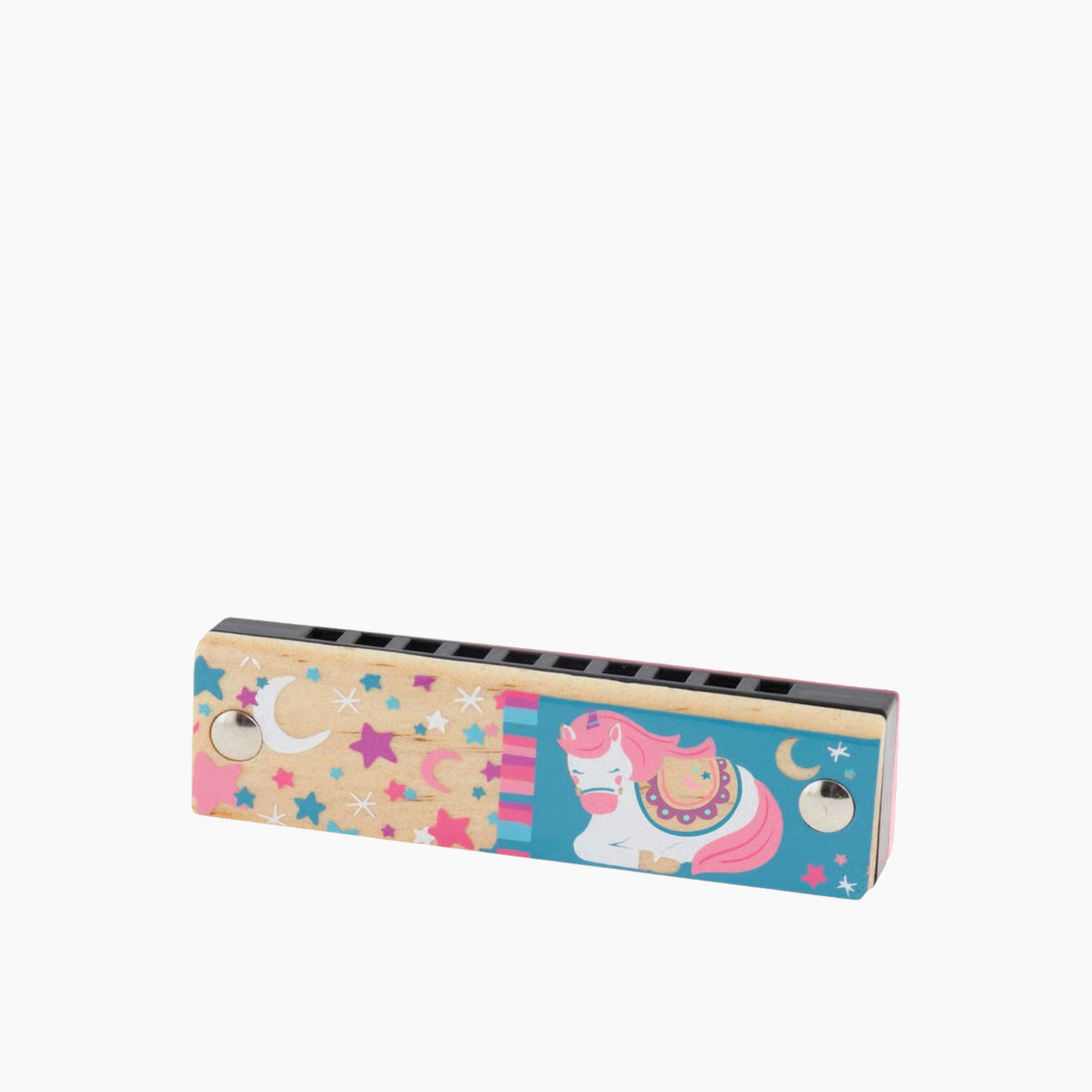 Stephen Joseph unicorn harmonica made of wood and plastic