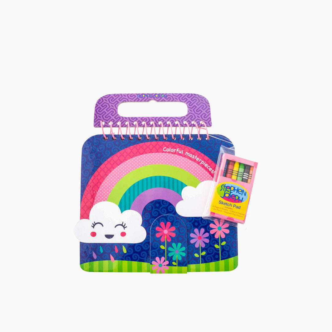 Stephen Joseph Shaped Sketch Pad Rainbow (S19) - HUNA