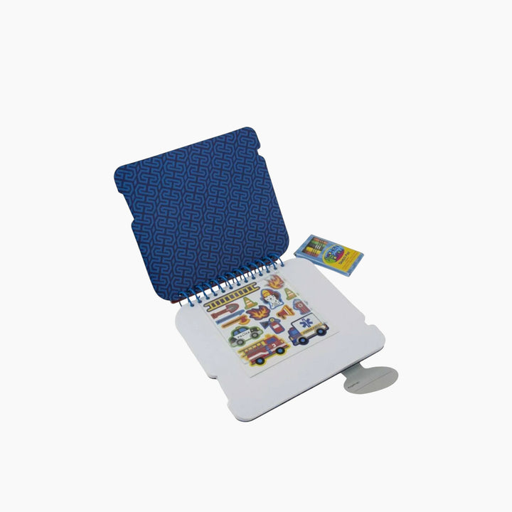 Stephen Joseph Dino shaped sketch pad with magnetic flap
