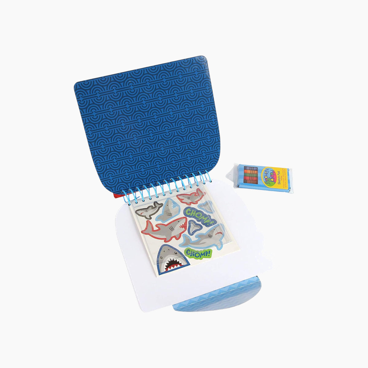 Stephen Joseph shaped sketch pad in shark design