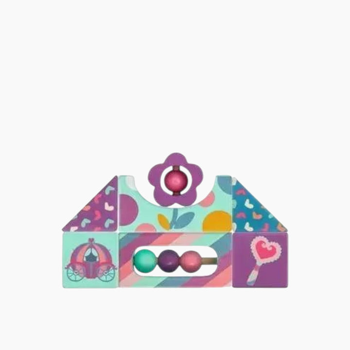 Stephen Joseph 14 wooden blocks and 3 double-sided cards