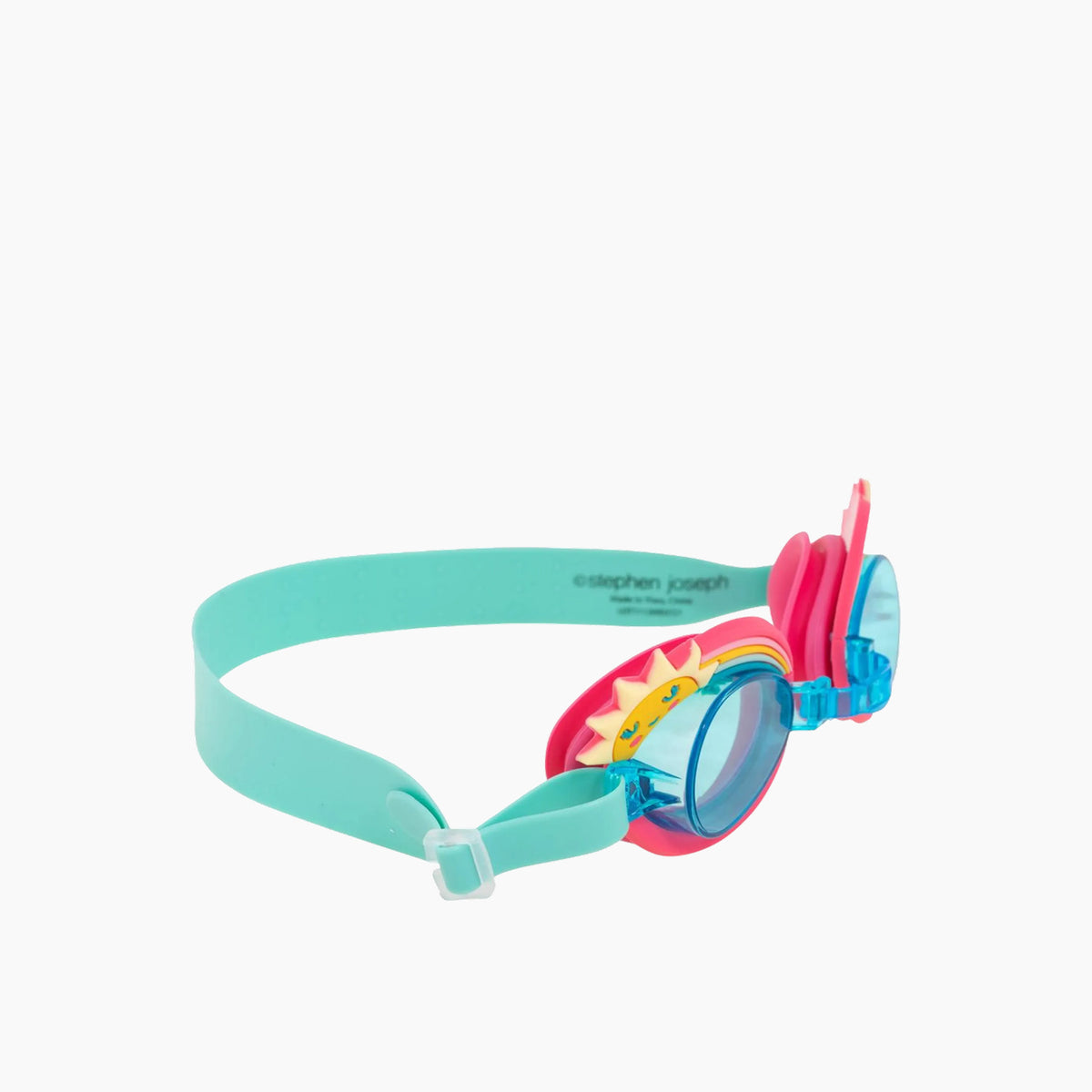 Stephen Joseph Rainbow swim goggles with anti-fog PC lenses