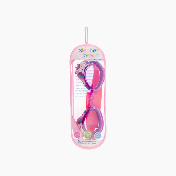 Stephen Joseph Unicorn swim goggles with anti-fog lenses