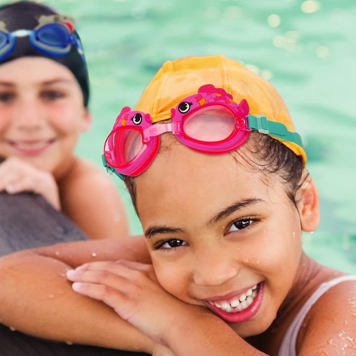 Stephen Joseph child-sized unicorn swim goggles with anti-fog lenses