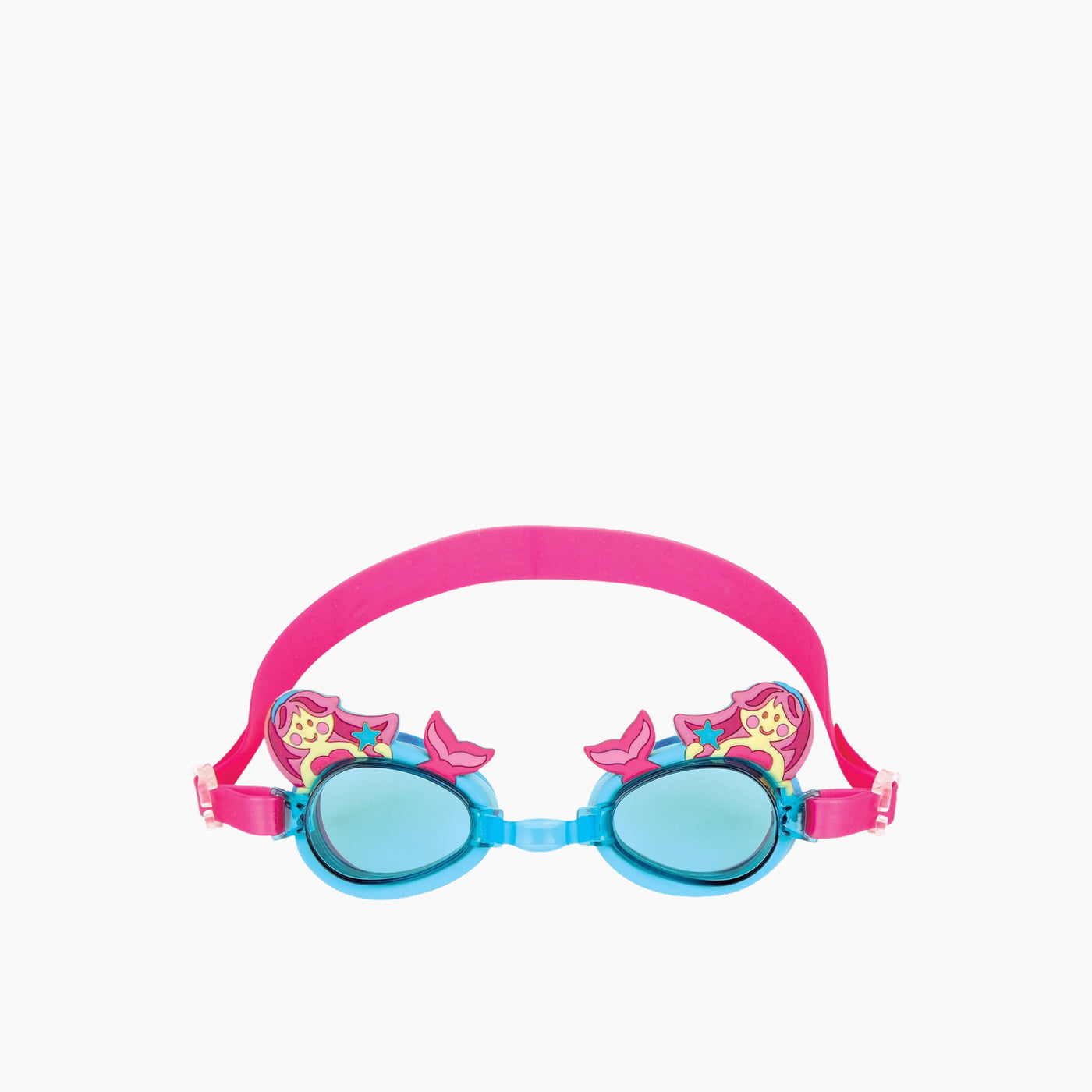 Stephen Joseph mermaid swim goggles with a soft frame and adjustable strap