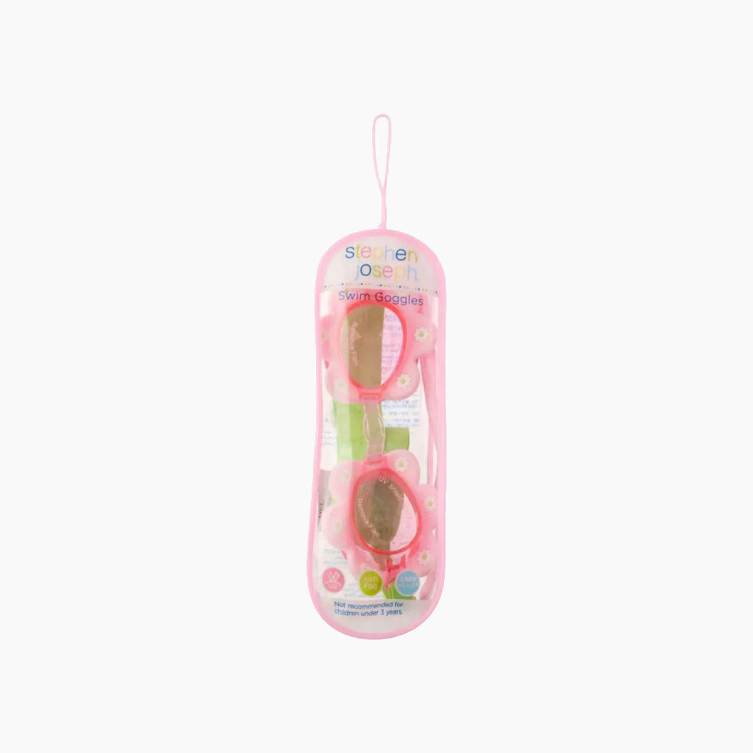 Stephen Joseph flower swim goggles with adjustable strap