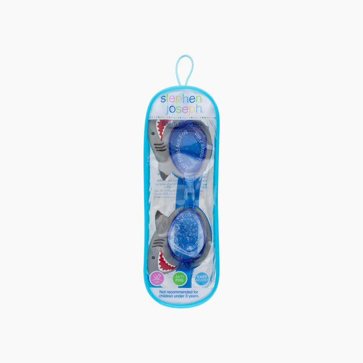 Stephen Joseph Shark swim goggles with anti-fog lenses