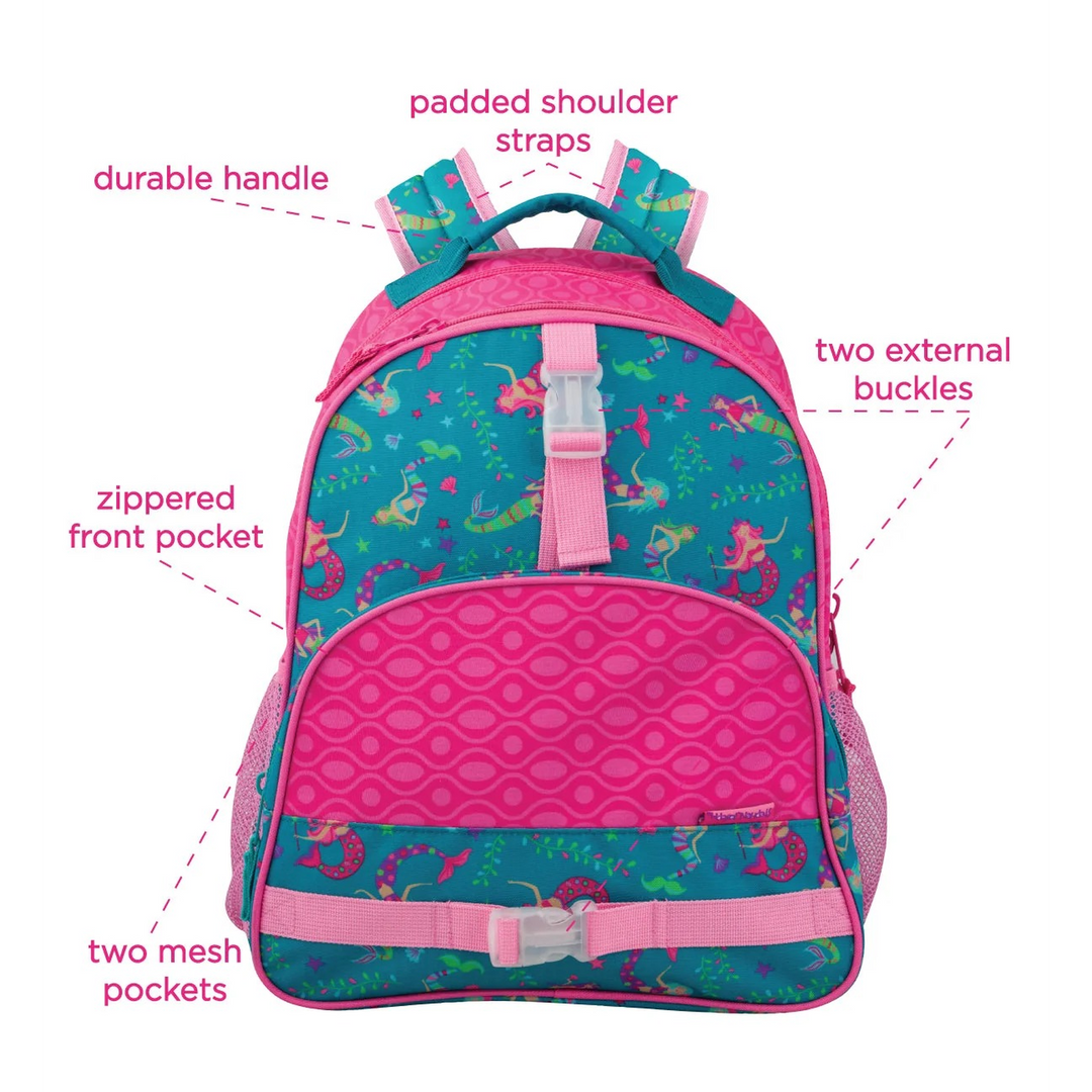 Stephen Joseph All Over Print Backpack with Mermaid design