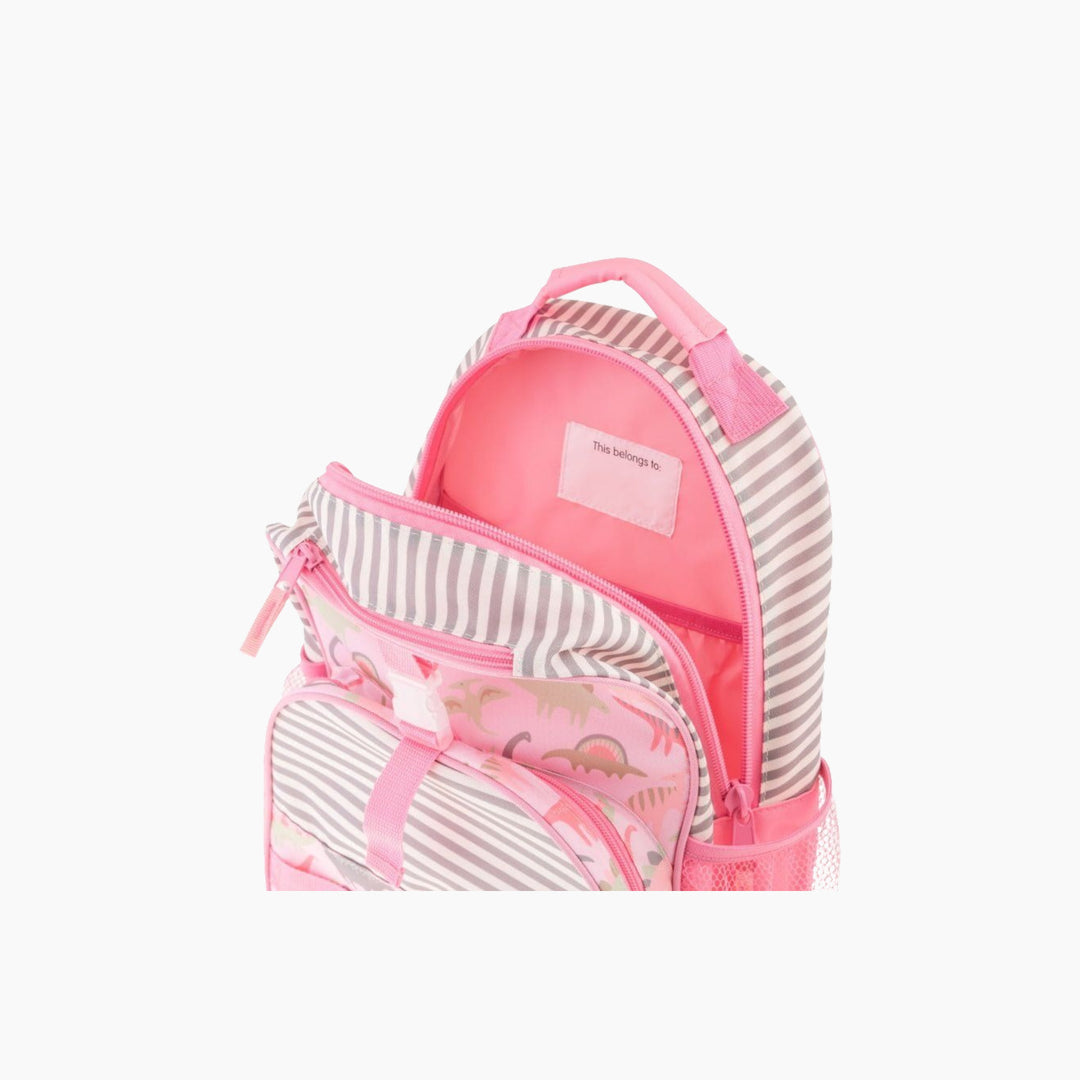 Stephen Joseph Pink Dino all-over print backpack