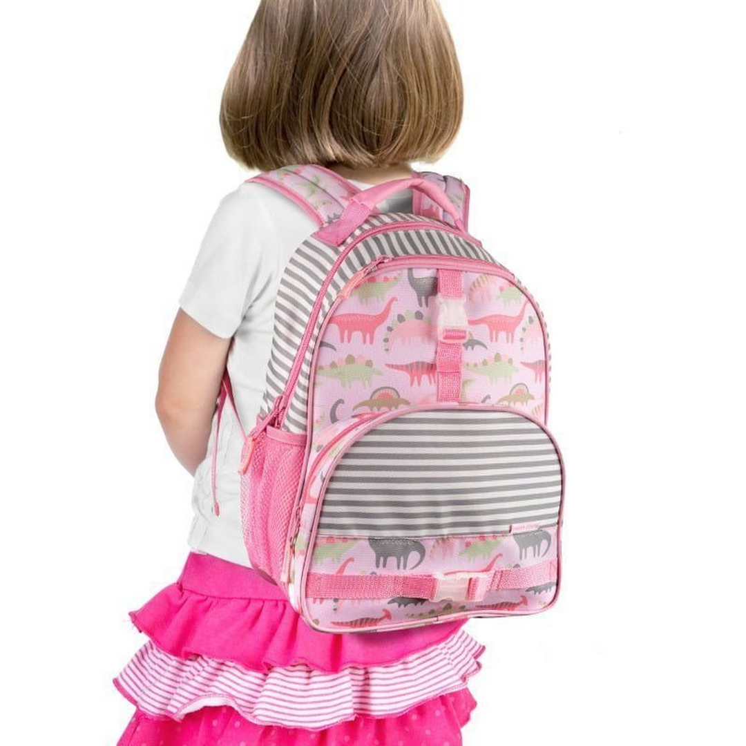 Stephen Joseph Pink Dino all-over print school backpack