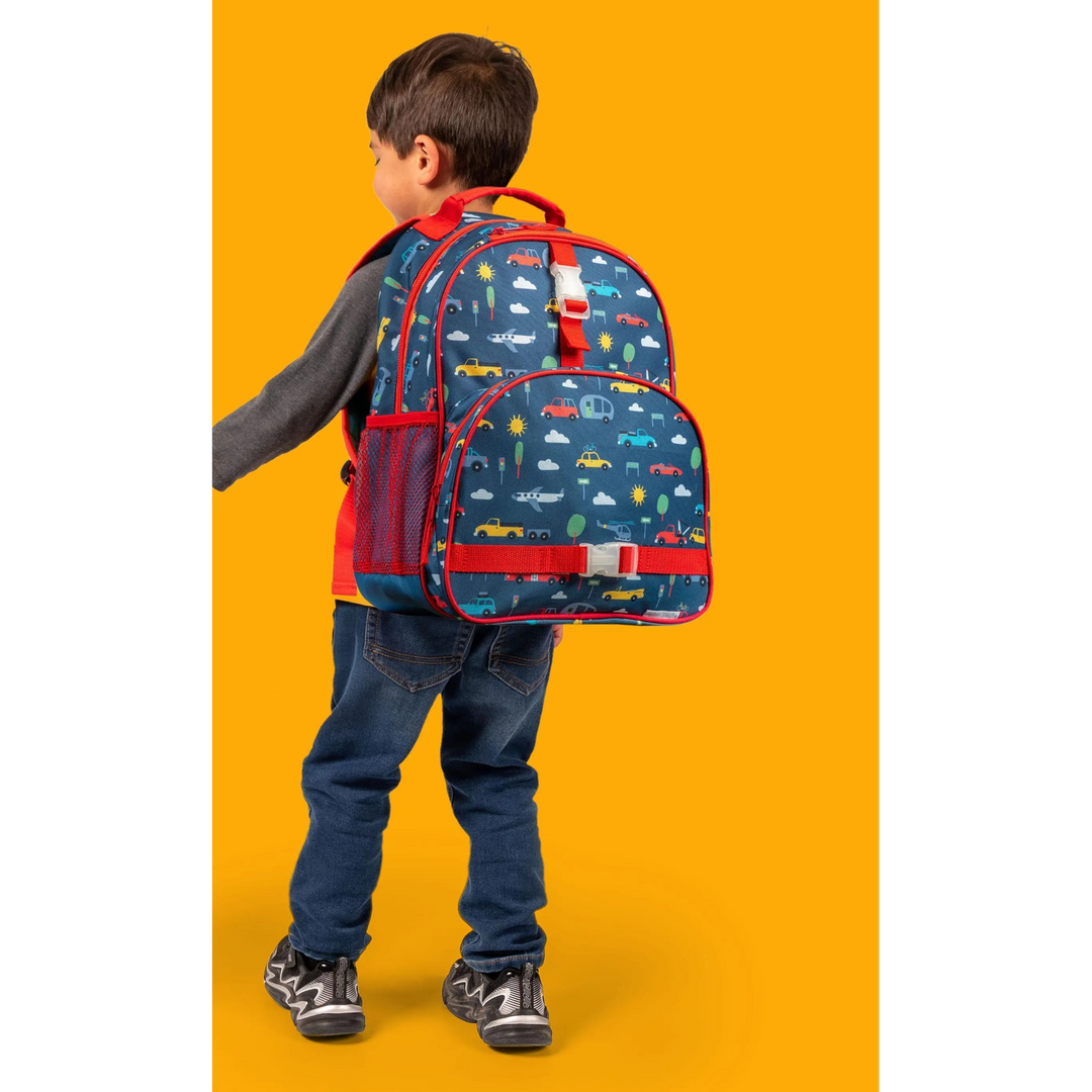 Stephen Joseph all-over print transportation backpack