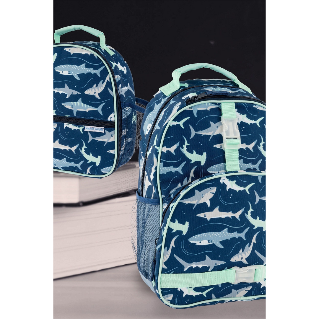 Stephen Joseph shark all-over print backpack