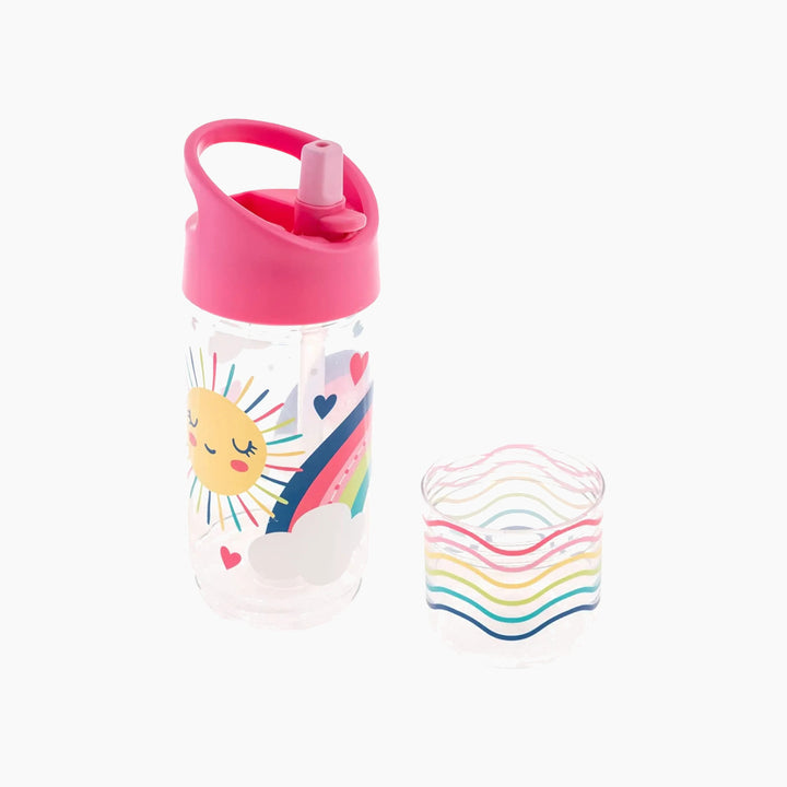 Stephen Joseph Flip Top Bottles With Snack Container Water Bottles