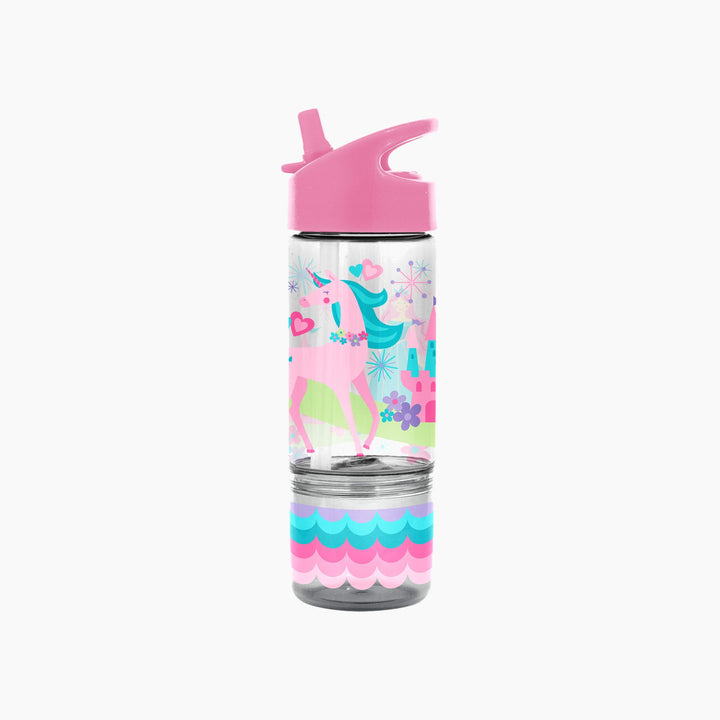 Stephen Joseph Flip Top Bottles With Snack Container Water Bottles