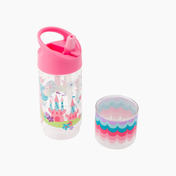 Stephen Joseph Flip Top Bottles With Snack Container Water Bottles