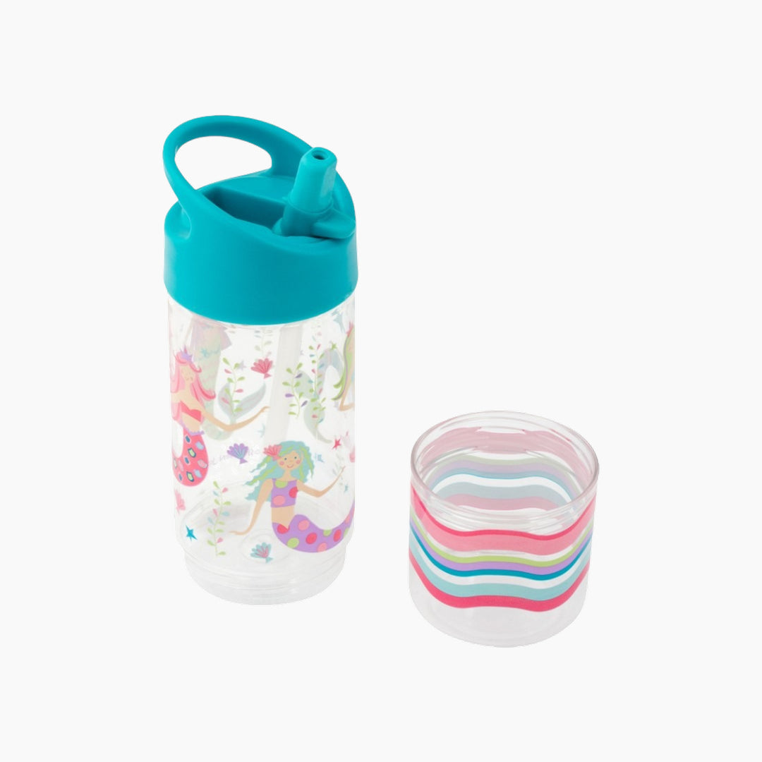 Stephen Joseph Flip Top Bottles With Snack Container Water Bottles