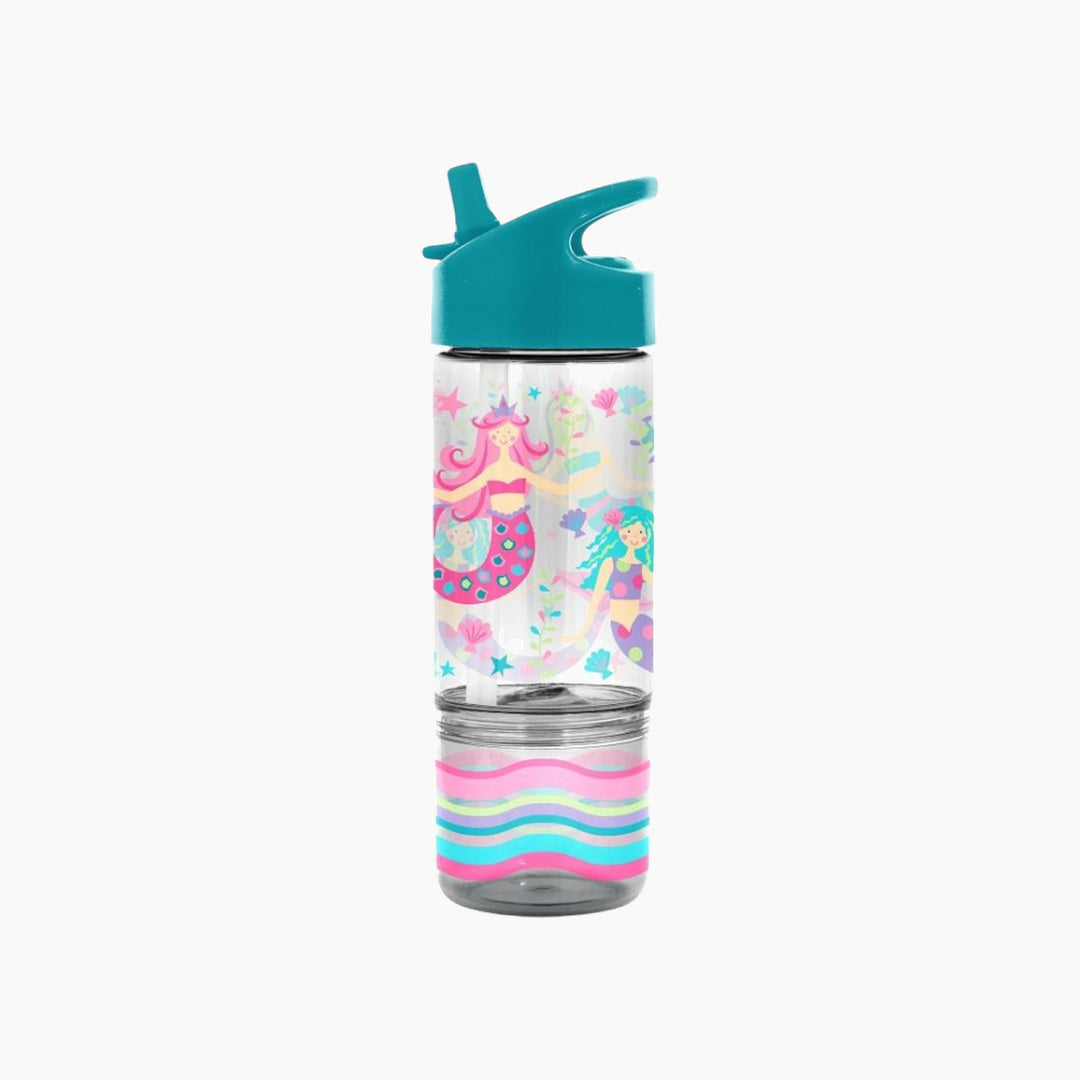 Stephen Joseph Flip Top Bottles With Snack Container Water Bottles