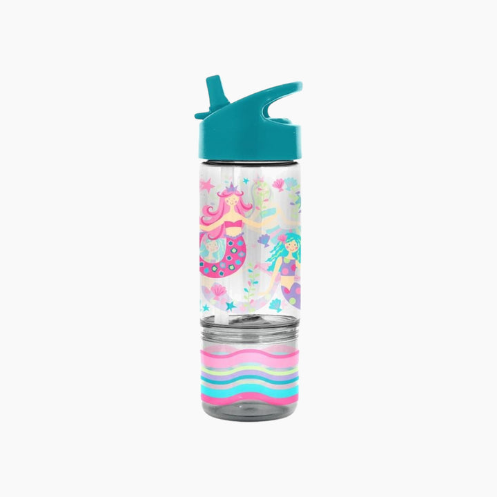 Stephen Joseph Flip Top Bottles With Snack Container Water Bottles