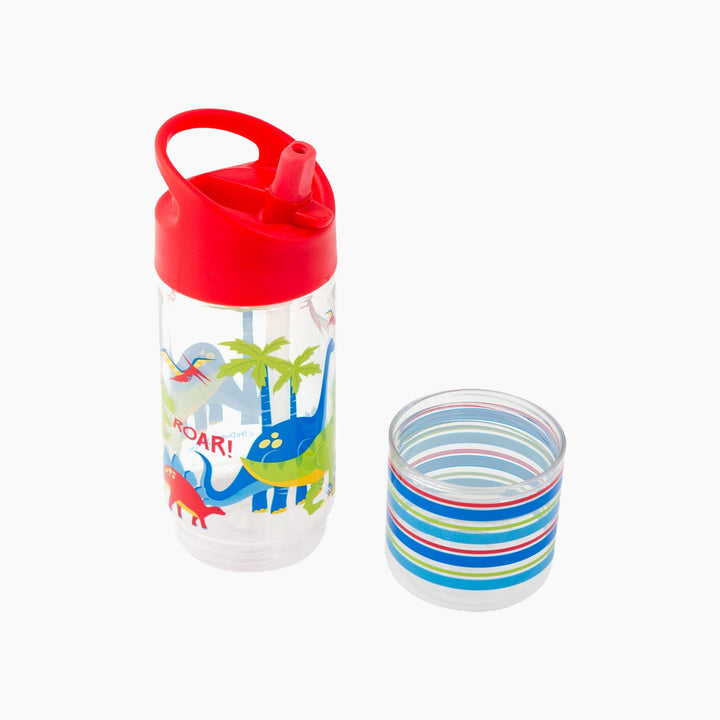 Stephen Joseph Flip Top Bottles With Snack Container Water Bottles