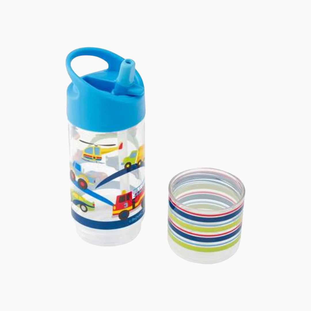 Stephen Joseph Flip Top Bottles With Snack Container Water Bottles
