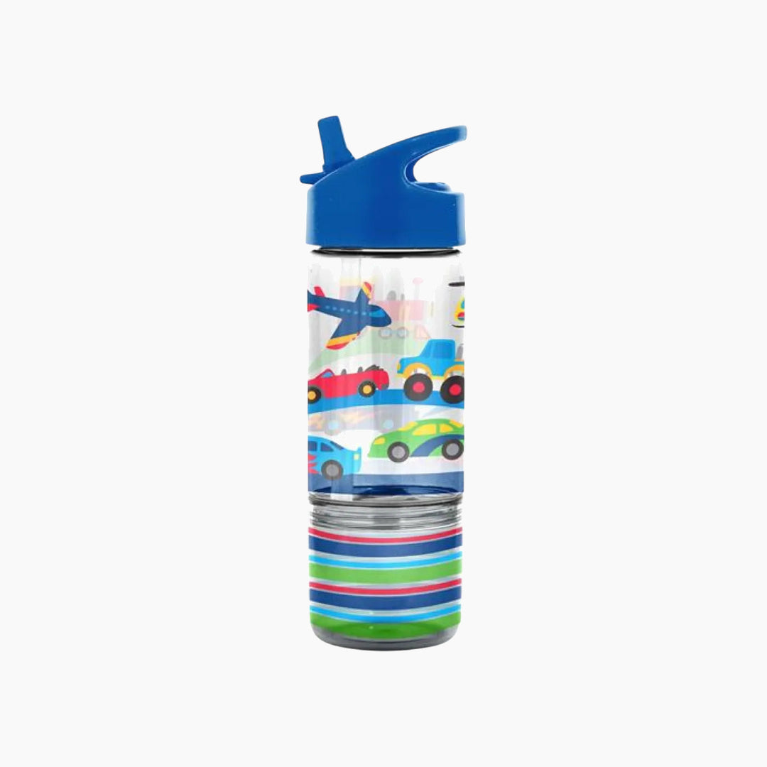 Stephen Joseph Flip Top Bottles With Snack Container Water Bottles