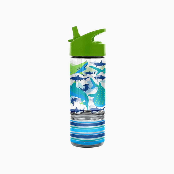 Stephen Joseph Flip Top Bottles With Snack Container Water Bottles