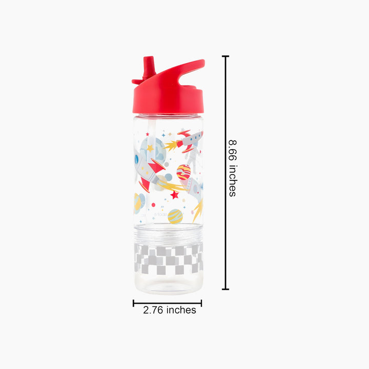 Stephen Joseph Flip Top Bottles With Snack Container Water Bottles